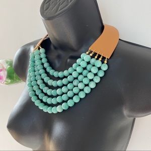 Beautiful Ocean Blue Necklace .